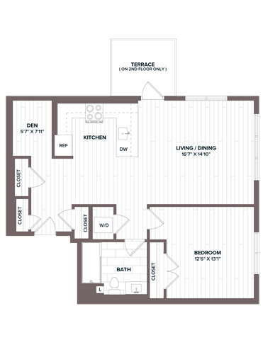 floorplan image of apartment 322